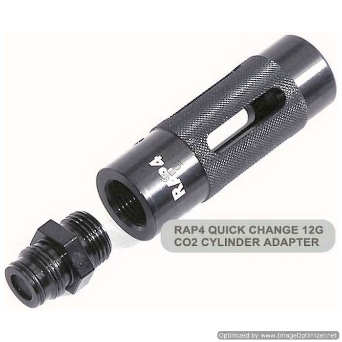Paintball 12g CO2 Cartridge Adapter Quick Change Airgun Rifle Converter Adapter 