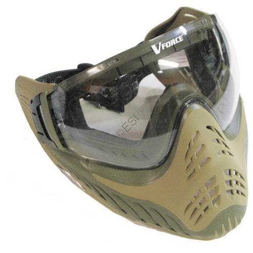 Desert Tan Swamp Dual Olive Drab New V-Force Profiler Paintball Goggles Mask 
