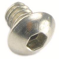 Screw - Hex - Button - 1/4 Inch - Stainless Steel