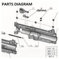 Tacamo Magazine Kit MK5 - A5 Gun Diagram