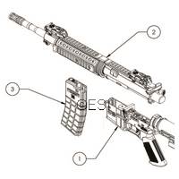 Tippmann M4 Carbine Airsoft Diagram