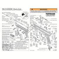 Tippmann 98 Custom Gun 071029 - Pull Style Sear Diagram