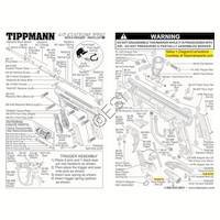 Tippmann 98 Custom Pro E-Grip ACT Gun Diagram