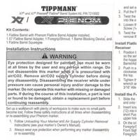Tippmann X7 Phenom Flatline Barrel Manual Manual