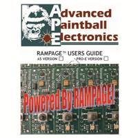 Tippmann A5 APE Rampage Board V1 Manual